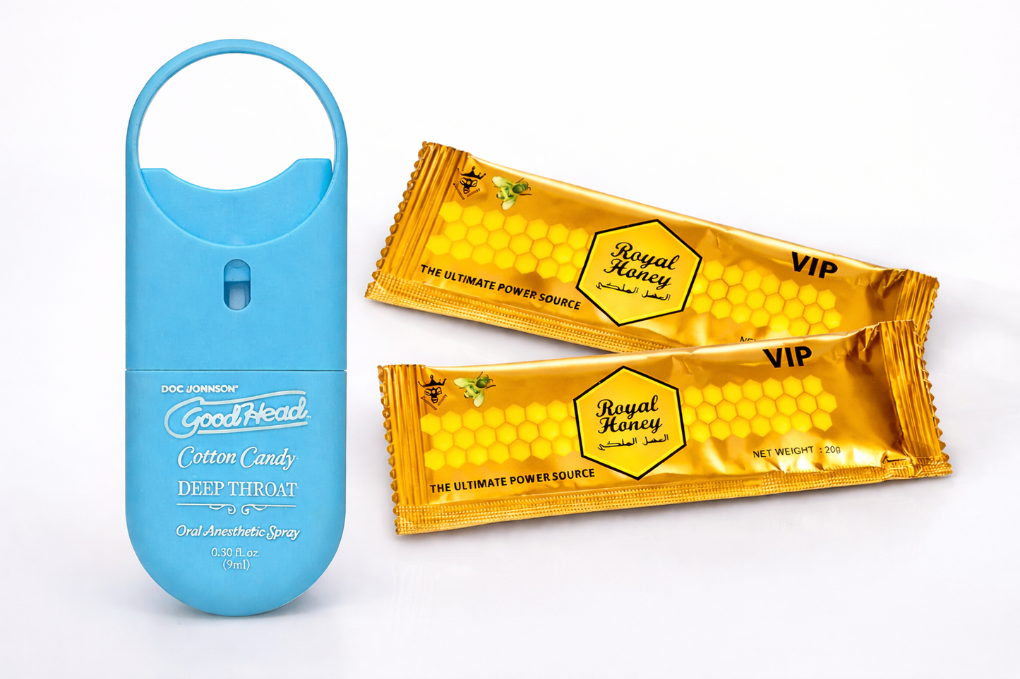 Pack Miel x2 + Anti arcadas/Garganta profunda